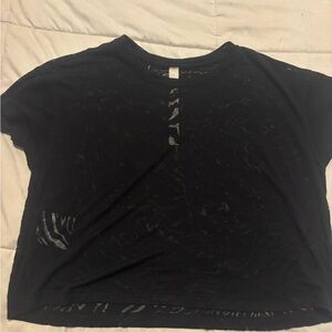 lululemon athletica Black Short Sleeve Tee